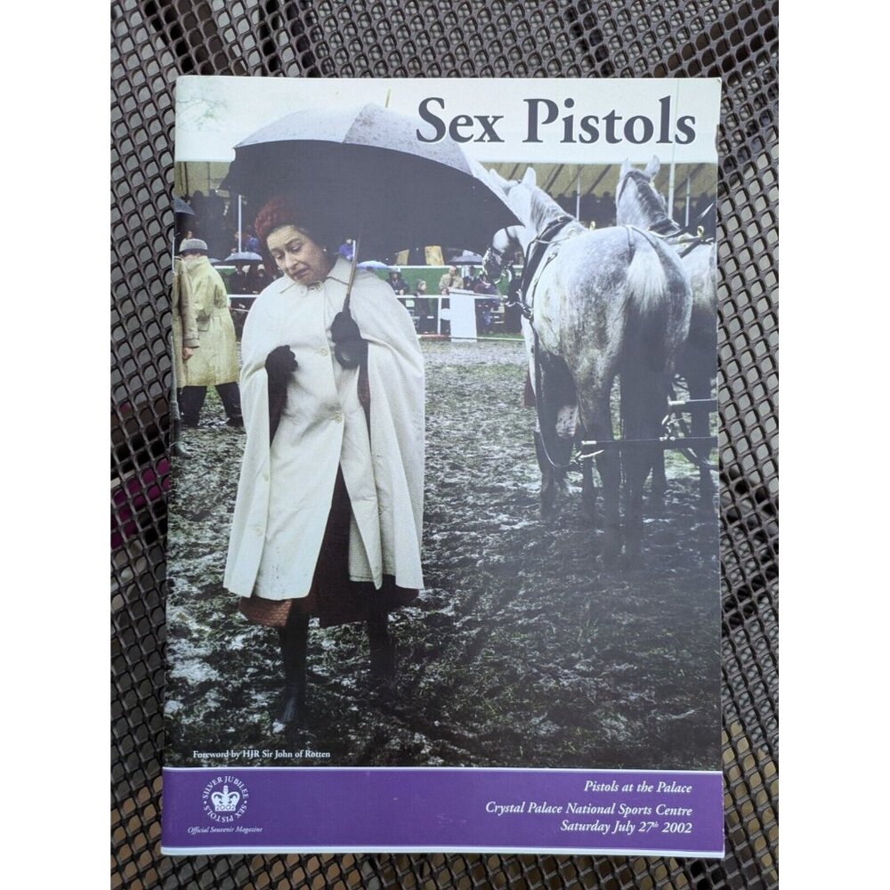 Sex Pistols - at the Palace July 2002 Tour Program - Crystal Queen Magazine EUC